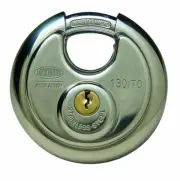 Lockwood CYLINDRICAL 130-SERIES HIGH SECURITY PADLOCK 70mm Stainless Steel