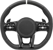 Car Steering Wheel Assembly Compatible For Benz Compatible For AMG C63 E63 E43 S63 S65 C200 W167 W177 W190 W204 W205 C205 W206 W213 W217 W222(Full set assembly)