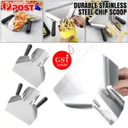 Durable Stainless Steel Chip Scoop French Fries Shovel Popcorn Fries Shovel
