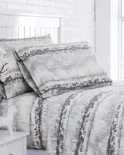 South Shore Linens Abstract 300Tc Sateen Extra Deep Pocket Sheet Set