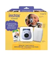 Instax Fujifilm Digital Camera & Instax Mini Link 3 Smartphone Printer Bundle