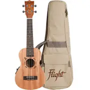 Flight DUC523 Concert Electro Mahogany Ukulele W/Bag