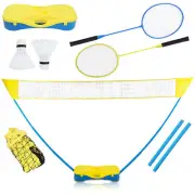 Swing Sports Outdoor Badminton Set - 5ft Standing Net with Birdies and Rackets