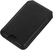 RORPOIR Magnetic Phone Wallet Card Holder with Foldable Stand PU Mobile Phone Card Sleeve Versatile Storage Secure Magnetic Attachment Viewing Angles