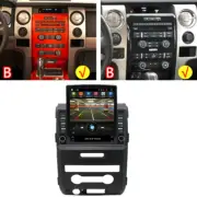 For 2009-12 Ford F150 Model B 9.7'' Vertical Stereo Radio Android 10.1 Head Unit