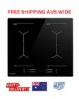EuroChef 60cm 4 Zone Induction Cooktop, 7200W Electric, Dual Link Bridged Zone H