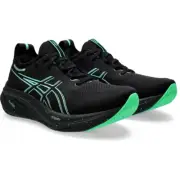Size 8 - ASICS Gel Nimbus 26 Black Soothing Sea
