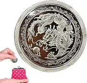 Dual Sided Zodiac Animal,Frogued Year of Dragon Coin 2024,Zodiac Badge Collectibles Commemorative for Souvenir Art, Business Gift,Zodiac Dragon Coin,Commemorative Challenge Coin,Chinese Z