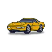 1984-1996 C4 Corvette Yellow Hat Lapel Pin