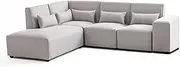 5 Seater Modular Lounge Set Left Corner Suite Sofa Fabric Sectional Ottoman Couch Chaise