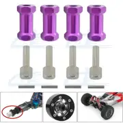 12mm Wheel Hex Hub Adapter 25mm Extension For 1/10 RC Crawler SCX10 D90 Purple