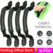 4 Pcs Black Kayak Canoe Boat Side Mount Carry Handles Paddle Park Kayak Handles