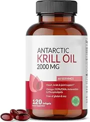 Antarctic Krill Oil Supplement，for Optimal Nutrition,1Pcs