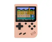 Retro Portable Game Console 500 Games, 8-bit, 3.0 Inch Color LCD Screen, Portable Mini Video Game Player for Kids, Pink Color