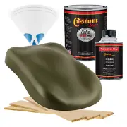 HOT ROD FLATZ Olive Quart Kit URETHANE Flat Auto Car Paint Kit