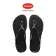 【havaianas 哈瓦仕】拖鞋 女鞋 涼鞋 巴西 Luna 黑 4129697-0090W