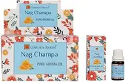 Garden Fresh Nag Champa Essential Oil 10ml for Diffuser Aromatherapy Lamps Sleep Yoga Meditation Relaxing and Calming Fragrance