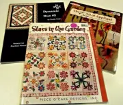 Lot of 3 Quilting Books - Stars In The Garden, The Art Of Applique, Dynamic Duo