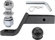 Compatible With 4 Inch Drop Tow Bar W/50mm 2inch Ball Cover Mount Tongue Hitch Trailer Car RV Boat Parts Accessories(With 2 Inch Ball)