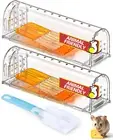 TAKRINK New Upgrade Humane Large Mouse Trap 2 PCS Live Rat Traps Plastic Mice...