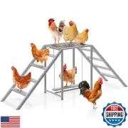 Chicken Perch for Coop with Swing Set,Chicken Ladder coop Toys,Chicken Roosti