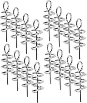 Generic 50pcs Fishing Latch Pin Durable Crank Hook Spring Fixed Lock for Bait Securement Lightweight Design for Portable Fishing Gear