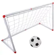 New Indoor Outdoor Mini Children Football Soccer Goal Post Net Set W/ BalL MU
