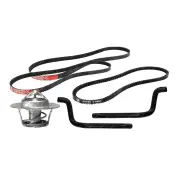 Gates Thermostat + Heater Hose Drive Belt Kit for Holden Commodore VT 5.0L 50LB9