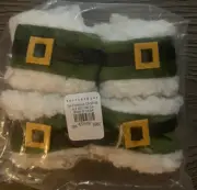 Pottery Barn Elf Belt Napkin Rings-Set of 4-CHRISTMAS MOVIE-BUDDY-FESTIVE~NEW