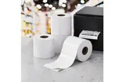 4 Rolls Direct Thermal Labels Paper Printer Paper BarcodeShipping Stickers