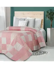 LR Home Bohemian Geometric Hand-Made Cotton Coverlet