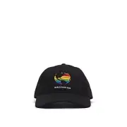 Kenneth Cole Mens World Pride 2019 Embroidered Graphic Ball Cap Black O/S