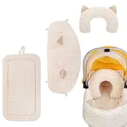 Nuhjytgf Pet Stroller Cushion - Removable Soft All-Season Kitten Puppy Stroller Cushion - Washable Pet Cart Cooling Pad, Anti-Dirty Mat for Hot and Cold Weather