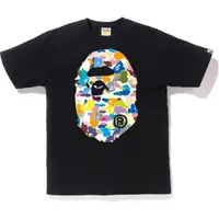 在飛比找蝦皮購物優惠-A Bathing Ape 多迷彩大猿頭 T 恤 XS