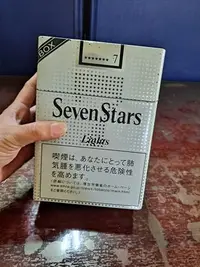 在飛比找Yahoo!奇摩拍賣優惠-日本seven stars七星香菸造型鐵盒 擺設 收藏品