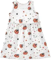 [Caihoyu] Girl Dresses Toddler Swing Casual Sundresses Birthday Party, Multicolor10, 4 Years