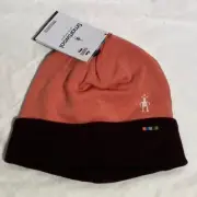 Smartwool Reversible 100% Wool Beanie Unisex Adult Sunset Coral Heather OS.