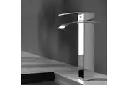 Cefito Bathroom Basin Mixer Tap Thin Tall Faucet Vanity Laundry Black