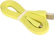 1.2m Replacement Charging Cable for UE Wonderboom, UE Boom, Megaboom, Mega Boom with USB A and Micro USB Connectors, PVC Material (Fluorescent Yellow)