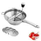 Potato Masher Ricer Press Stainless Steel Garlic Tool Fruit Squeezer Slicer Food