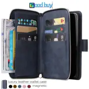 For Samsung S24 Ultra S23 S22 S21 FE S20 A23 A53 Case Wallet Leather Flip Cover