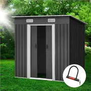 1.94x1.21M Giantz Garden Shed Sheds Outdoor Storage Workshop House Tool Shelter Sliding Door