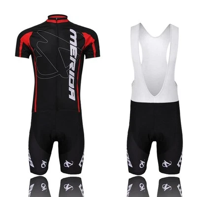 Merida Short Sleeve Bike Bicycle Jerseys Suit Cycling Jerseys & (Bib) Short Sets