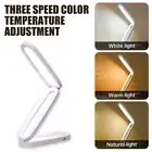 LED Desk Night Light Adjustable Dimmable Touch Sensor Bedside USB Reading Lamp