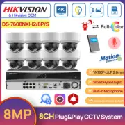 Hikvision 8CH AcuSense CCTV Camera System 8MP Hybrid Light ColorVu Dome Camera