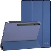 ProCase Galaxy Tab S8 / Tab S7 11 inch Case, Protective Slim Case Folio Hard Back Stand Smart Cover for 11" Galaxy Tab S8 2022 / Galaxy Tab S7 2020 SM-X700 X706 T870 T875 T878 –Navy