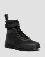 NEW Dr Martens COMBS TECH Black Poly & Leather Boots US Mens 5