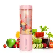 GGP Pink Portable Juicer Magnetic Charging Fresh Juice Blender, Multifunctional Ice Crushing Fruit Mixer