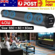 23IN Wireless Bluetooth 5.0 Sound Bar Stereo Speaker System TV Theater Subwoofer