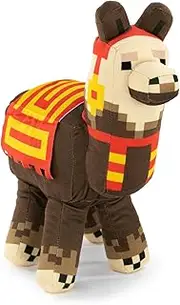 Plush Minecraft Video Game Figures - Enderman, Lama, Ozelot, Pig, Steve, Alex, Creeper, Wolf - Sizes Depending on Model - Super Soft Quality (Lama)